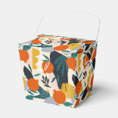 Ballotins Moderne tendance Preppy Chic Apricot et Feuille (Verso)