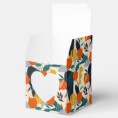 Ballotins Moderne tendance Preppy Chic Apricot et Feuille (Ouvert)