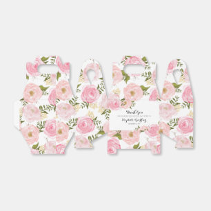 Ballotins Moderne Vintage Fleurs Roses Mariage Personnalisé