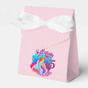 Ballotins Modifier le nom d'âge Mermaid Anniversaire Fête Pe