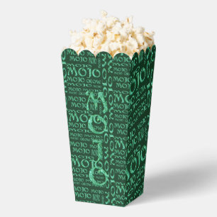 Ballotins Mojo vert sur toutes les boîtes de pop-corn vertes