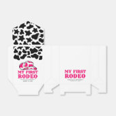 Ballotins Mon premier Rodeo Rose Cowgirl Anniversaire (Déplié)