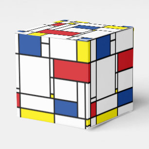 Ballotins Mondrial Minimaliste Géométrique De Stijl Art Mode
