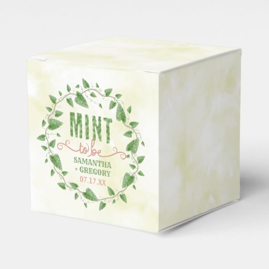 Ballotins Monnaie de courme d'aquarelle wedding shower à êtr (Verso)