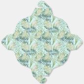 Ballotins Monnaie Tropicale Vert Feuilles Aloha (Déplié)