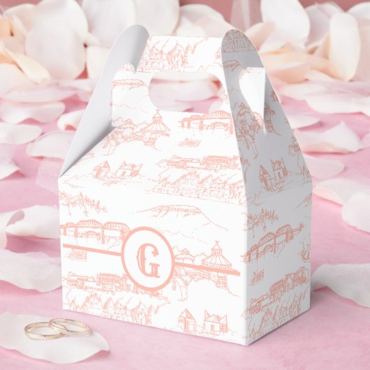Ballotins Monogram Chattanooga Toile Rose Poudré (Mariage)