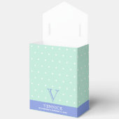 Ballotins Monogram Pastel Green Blue Ballotin (Ouvrir)