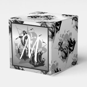 Ballotins Monogram Pirate Ship & Ancre Cube Ballotin 2