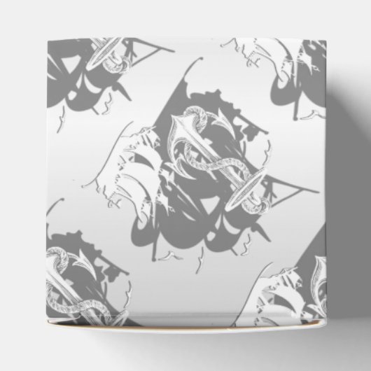 Ballotins Monogram Pirate Ship & Ancre Cube Ballotin 4 (Haut)