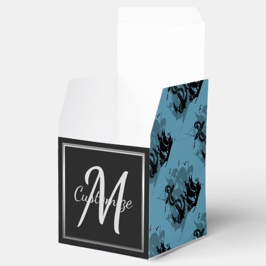 Ballotins Monogram Pirate Ship & Ancre Cube Ballotin 7 (Ouvert)