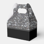 Ballotins Monogramme Argent Sparkle Faux Parties scintillant (Arrière)