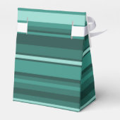 Ballotins Monogramme bandes turquoises (Arrière)