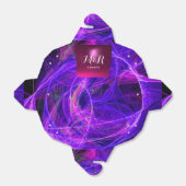 Ballotins MONOGRAMME bleu violet en pierre de taille (Déplié)