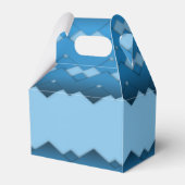 Ballotins Monogramme bleu Zigzag (Arrière)