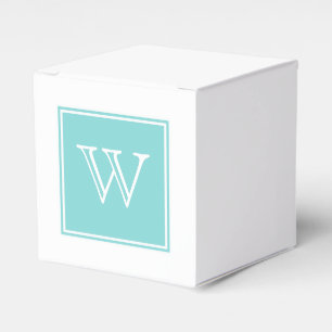 Ballotins Monogramme Carré Turquoise