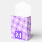 Ballotins Monogramme cercles violets motif (Ouvert)