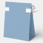 Ballotins Monogramme côtier bleu cendré minimal (Verso)