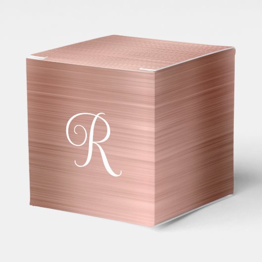 Ballotins Monogramme de boue d'or Rose métallique (Verso)