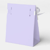 Ballotins Monogramme de nom de script féminin violet lavande (Arrière)