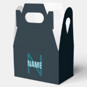 Ballotins Monogramme de nom personnalisable simple en gras (Ouvert)