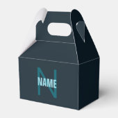 Ballotins Monogramme de nom personnalisable simple en gras (Verso)