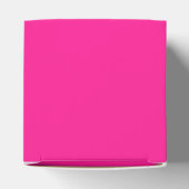 Ballotins Monogramme de script rose et blanc chaud (Haut)