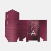 Ballotins Monogramme d'étincelle rose rose (Déplié)