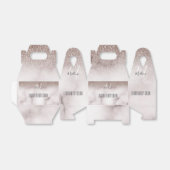 Ballotins Monogramme en marbre de Parties scintillant violet (Déplié)