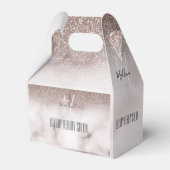 Ballotins Monogramme en marbre de Parties scintillant violet (Verso)