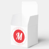 Ballotins Monogramme et Modèle de texte circulaire personnal (Ouvert)