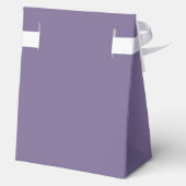 Ballotins Monogramme Floral Violet Mariage Crest Moderne (Verso)