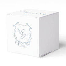 Monogramme gris bleu foncé