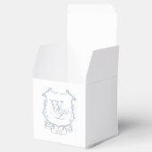Ballotins Monogramme gris bleu foncé (Ouvert)