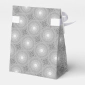 Ballotins Monogramme gris cercles motif (Arrière)