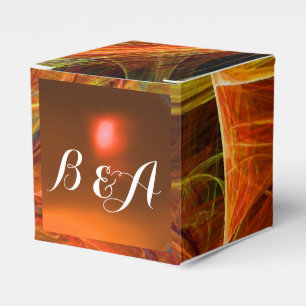 Ballotins MONOGRAMME jaune rouge EN PIERRE DE PHOTON FROIDE