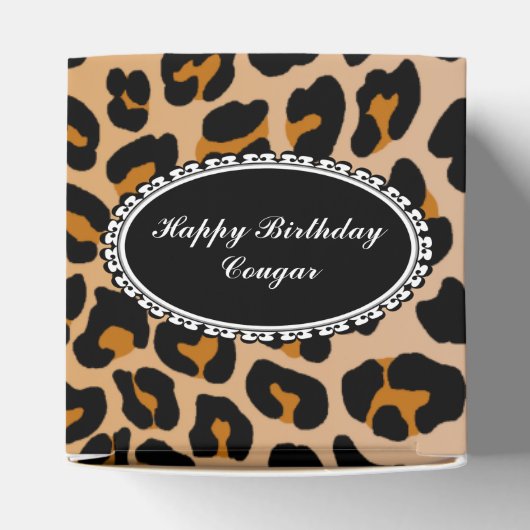 Ballotins monogramme léopard (Haut)