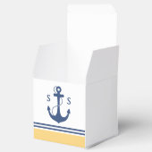 Ballotins Monogramme marine jaune (Ouvert)