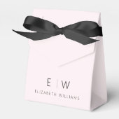 Ballotins Monogramme minimaliste rose vif (Verso)