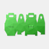 Ballotins Monogramme motif de maillage de géométrie de dégra (Déplié)