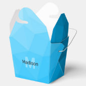 Ballotins Monogramme motif de maillage géométrique dégradé c (Ouvert)