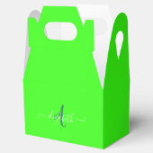 Ballotins Monogramme Néon Fluorescent Vert (Ouvert)