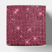 Ballotins Monogramme noir et bordeaux - Ajouter votre nom (Haut)