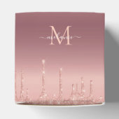 Ballotins Monogramme Nom Ballotin Rose Gold Blush Sparkle (Haut)