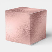 Ballotins Monogramme Pailleté et Feuille de Rose Doré Rose (Arrière)