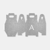 Ballotins Monogramme Parties scintillant et étincelle en arg (Déplié)