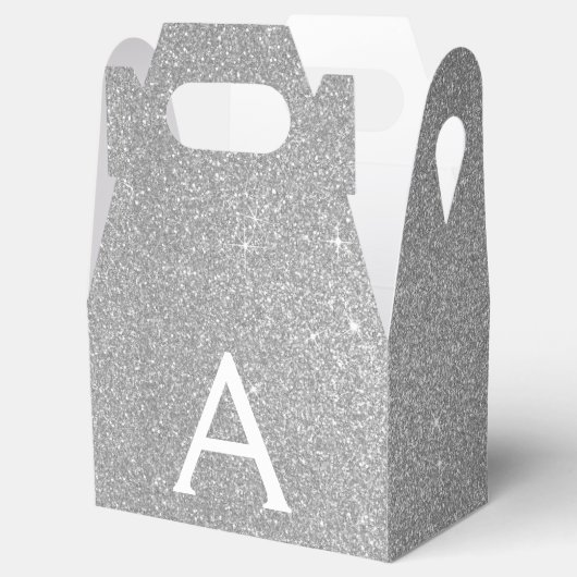 Ballotins Monogramme Parties scintillant et étincelle en arg (Ouvert)