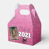 Ballotins Monogramme & Photo Remise des diplômes Rose Ombré (Verso)