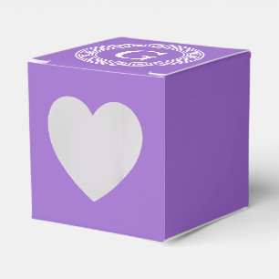 Ballotins Monogramme principal grec blanc d'initiale de