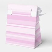 Ballotins Monogramme rayures rose bébé (Arrière)