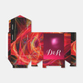 Ballotins MONOGRAMME rose rouge EN PIERRE DE PHOTON CRAZÉ (Déplié)